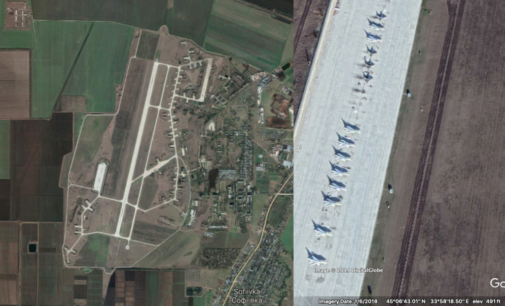 Gvardeiskyy airbase, January 2018