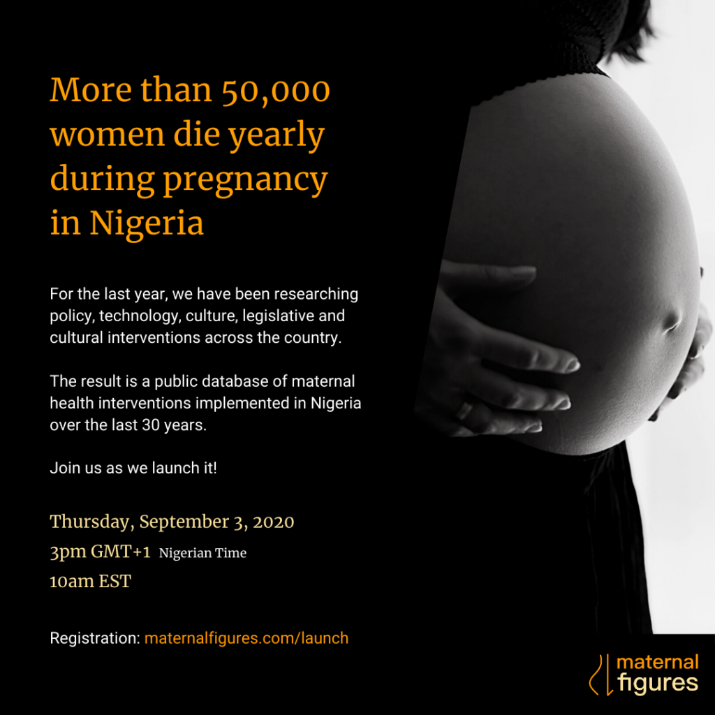 Maternal Figures launch flyer