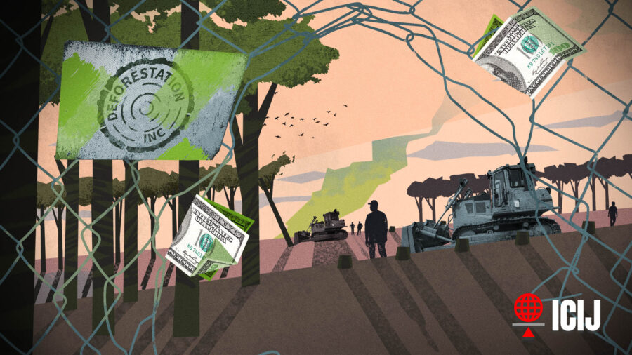 Deforestation Poster Created by ICIJ