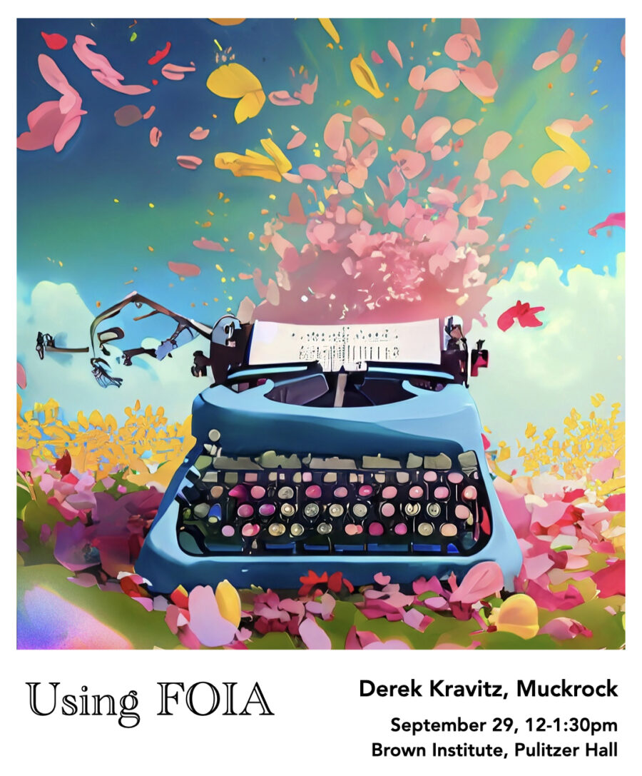 Using FOIA Event Poster