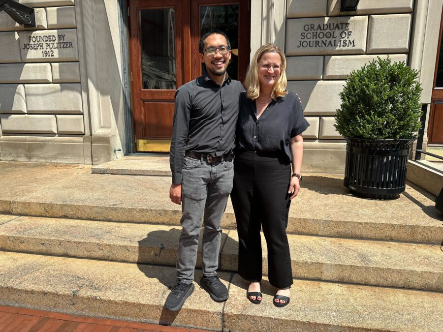 Co-founders of The Source Report (Mike Tigas, Sarah Ryley)