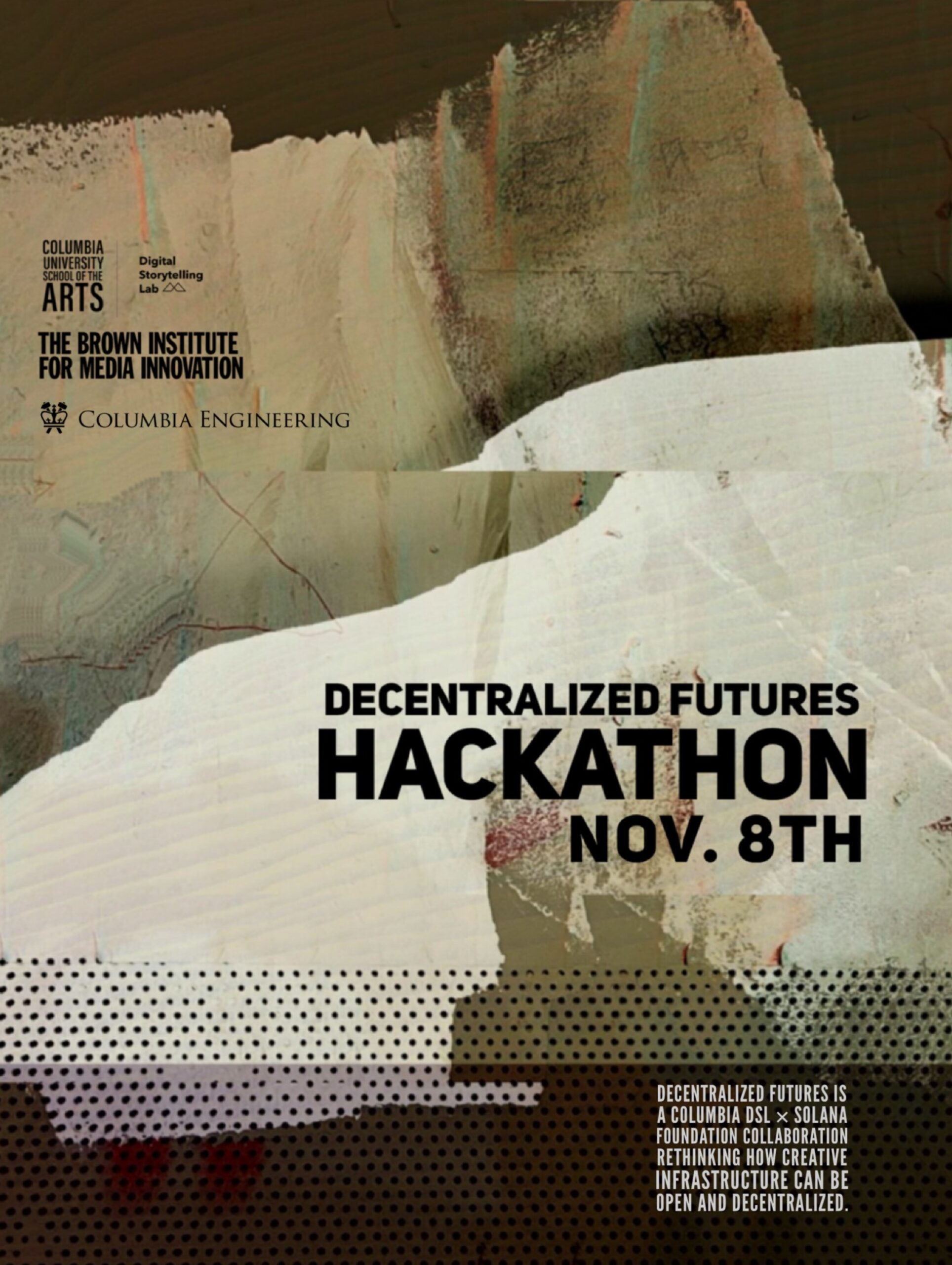 Decentralized Futures Hackathon Poster